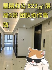 整层办公 822㎡ 层高3米 团队协作高效 - 缩略图 1