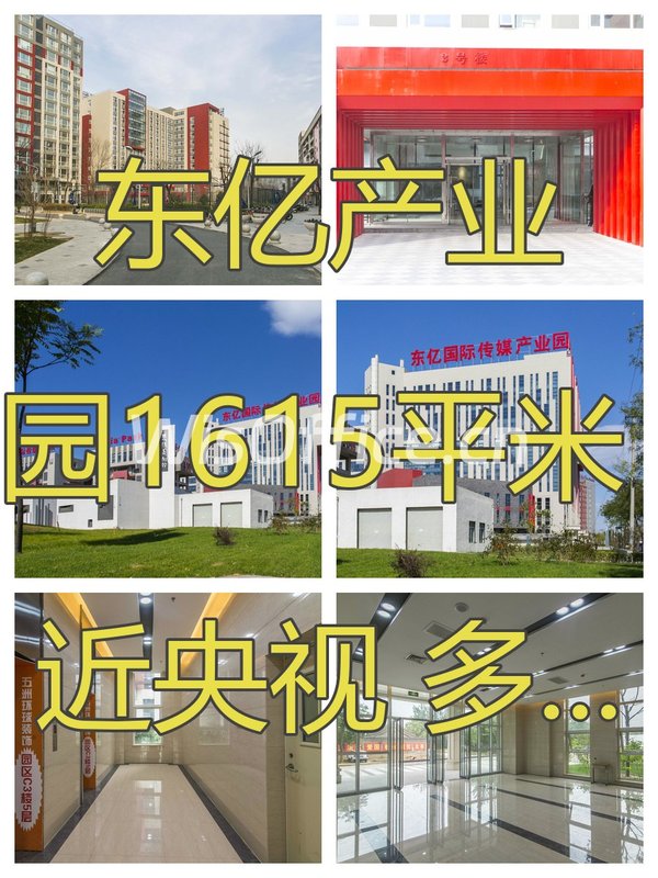 东亿产业园1615平米 近央视 多功能配套 - 首图