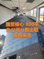 国贸毛坯 800平 南向采光 - 缩略图 1