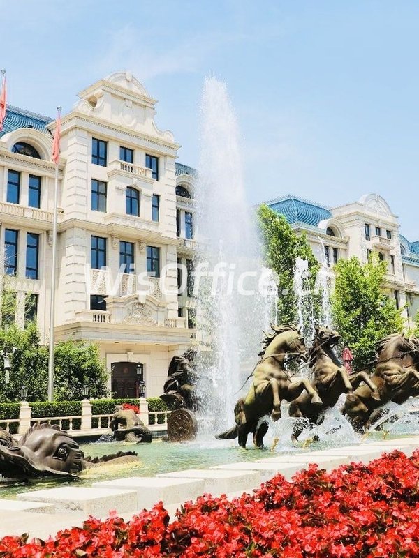 1989㎡独栋总部，法式园林办公体验 - 首图