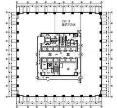 银泰中心东南向238平落地窗 - 缩略图 9