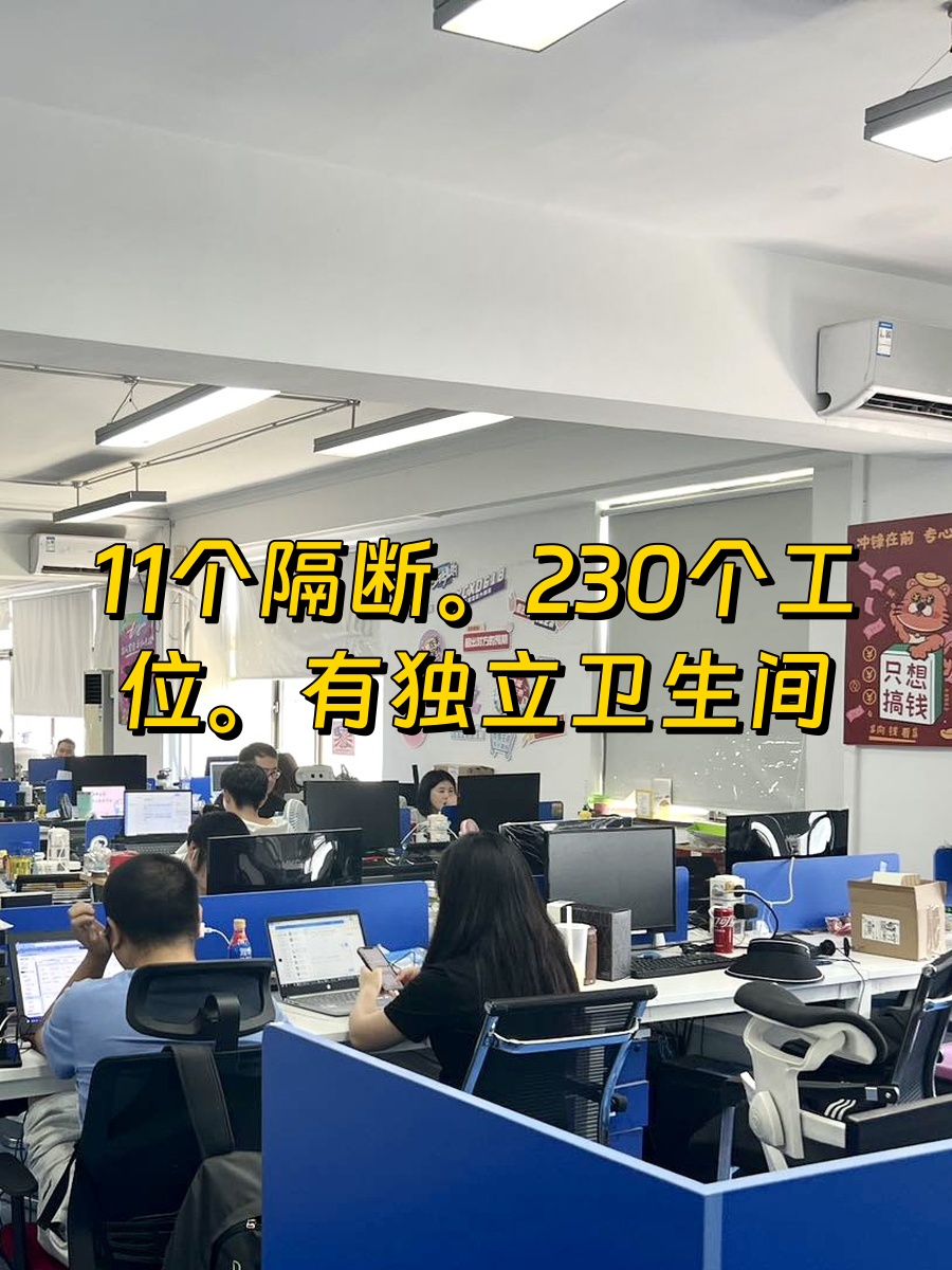 北汽资产大厦1466平 多隔断工位