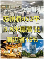 苏州桥452平 3.9米层高 比周边省15% - 缩略图 1