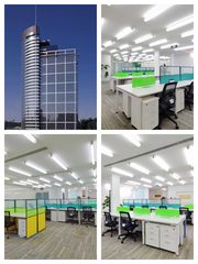 朝阳老板笑疯了：弧形采光341㎡办公空间 - 缩略图 1