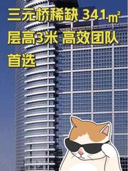 三元桥稀缺 341㎡ 层高3米 高效团队首选 - 缩略图 1