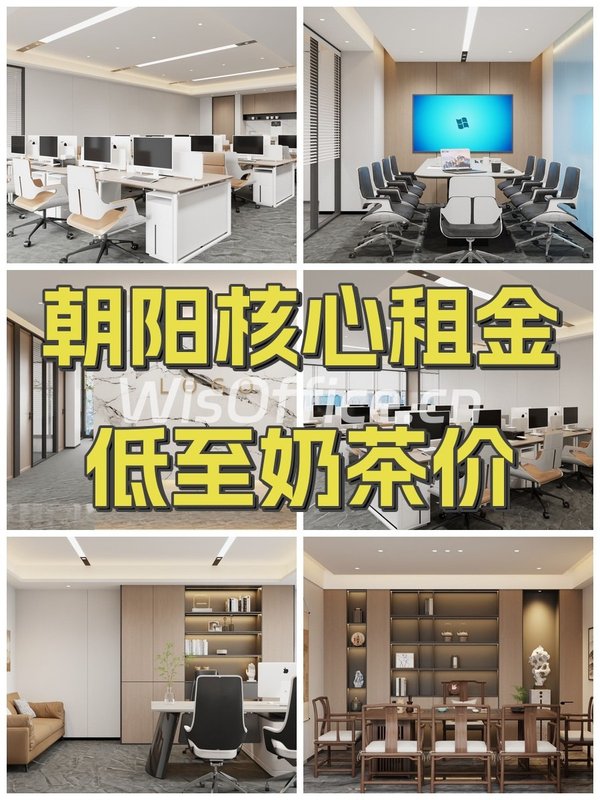 朝阳核心租金低至奶茶价 - 首图