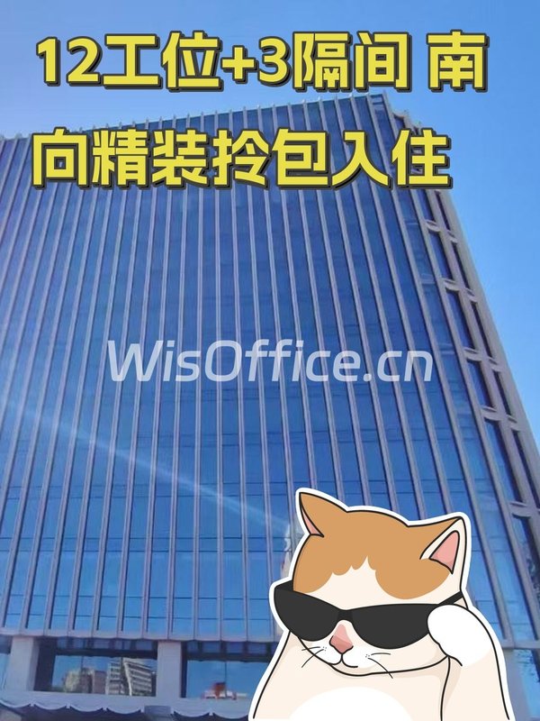12工位+3隔间 南向精装拎包入住 - 首图
