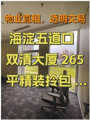 海淀五道口 双清大厦 265平精装拎包 可注册 - 缩略图 1