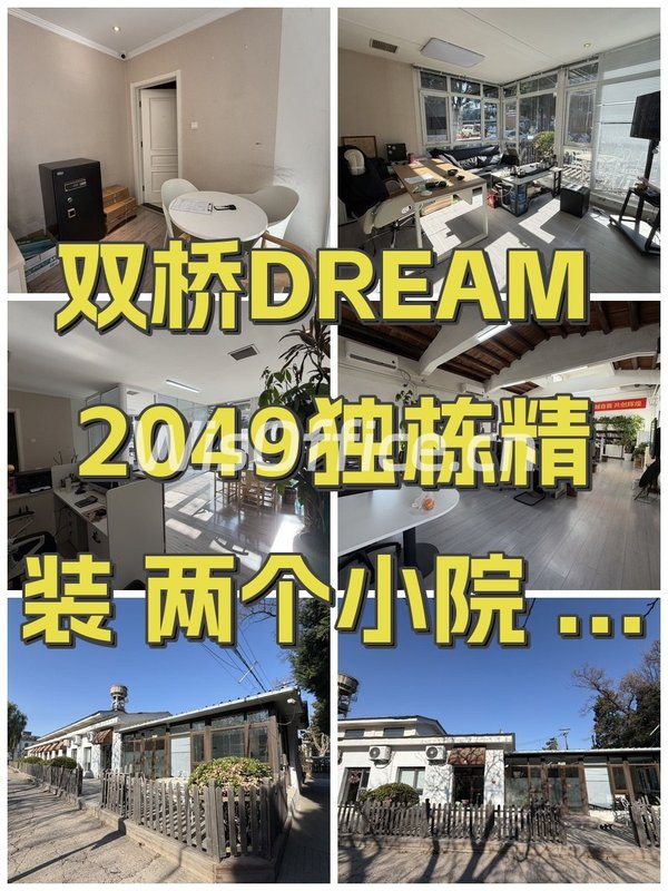 双桥DREAM 2049独栋精装 两个小院 南北通透 - 首图