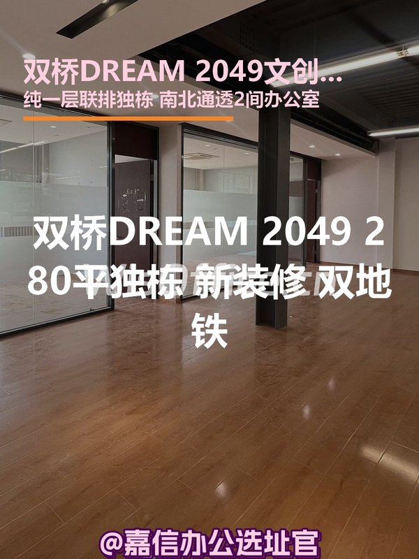 双桥DREAM 2049 280平独栋 新装修 双地铁 - 首图