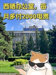 西晒办公室，每月多付2000电费 - 缩略图 1