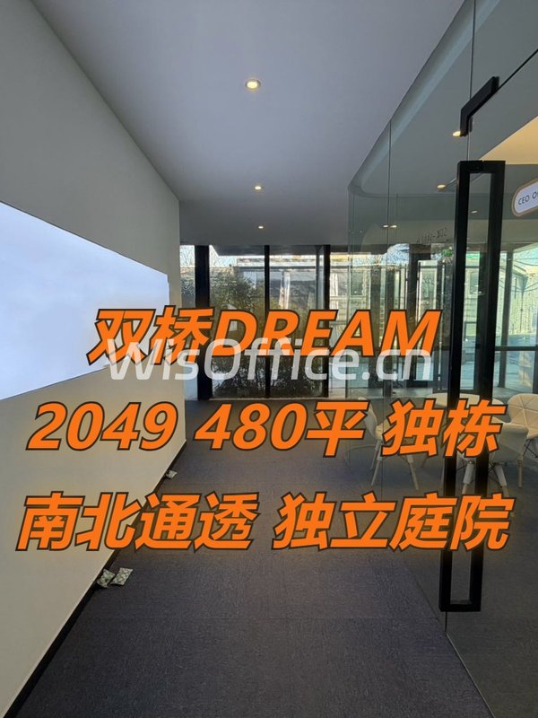 双桥DREAM 2049 480平 独栋南北通透 独立庭院 - 首图