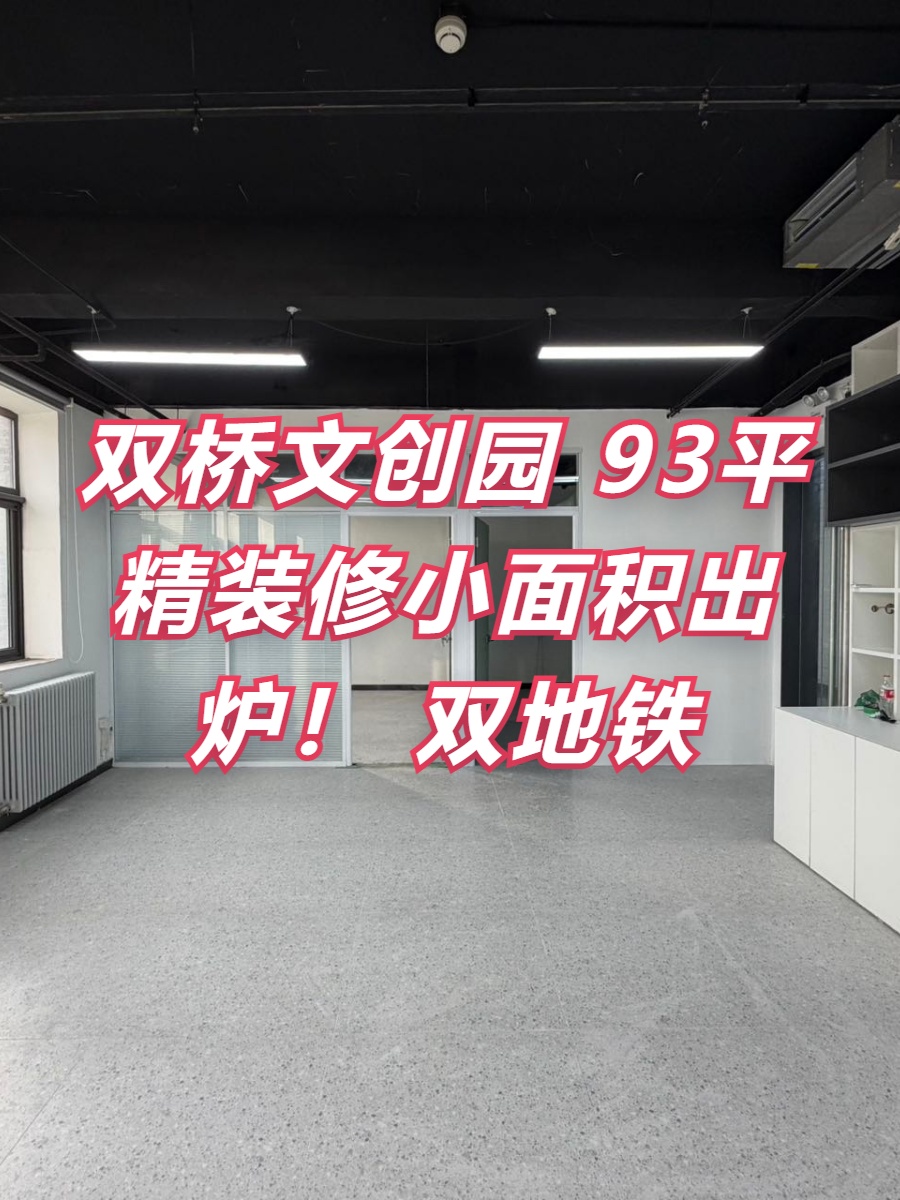 双桥DREAM 2049文创园 93平 精装修 双地铁