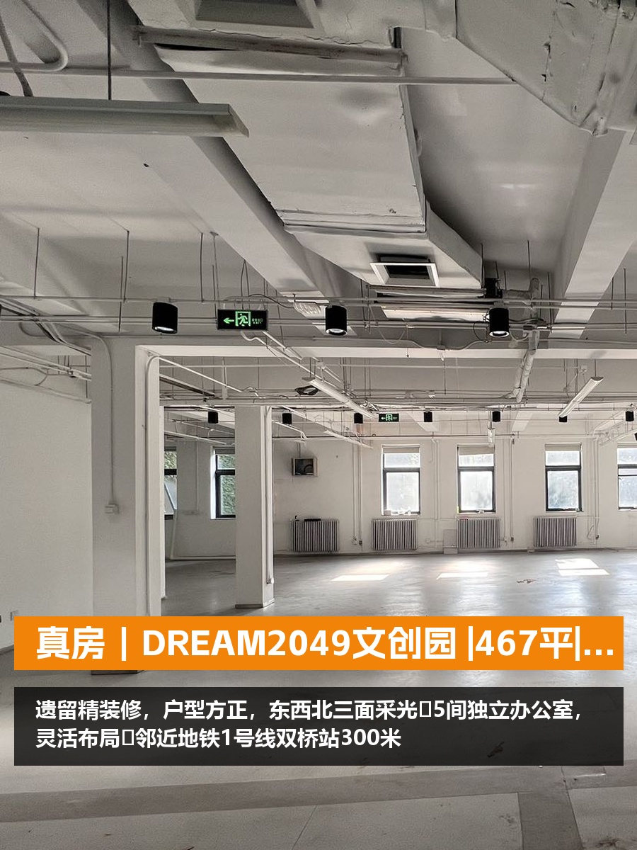 真房｜DREAM2049文创园 |467平|创意办公