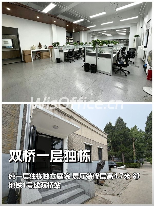 双桥独栋650平展厅装修带庭院 - 首图