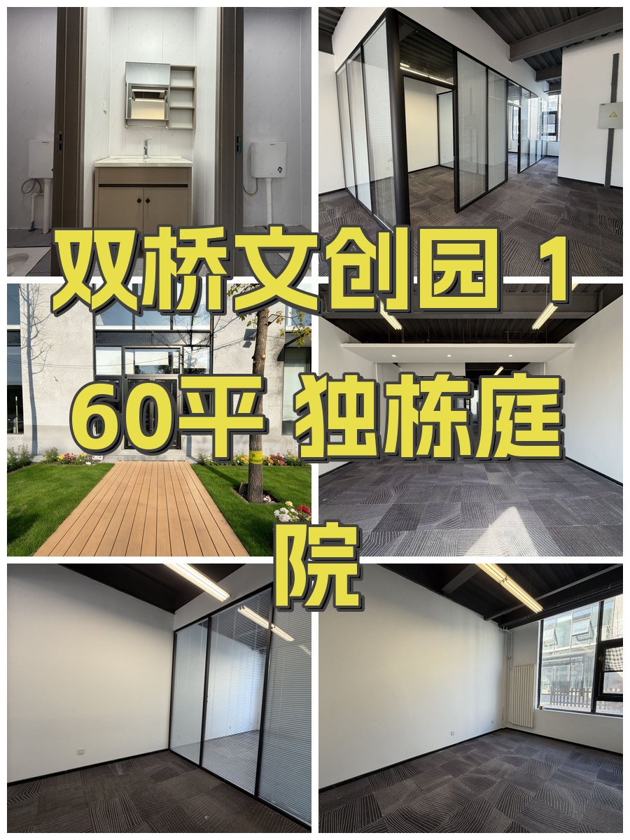 双桥文创园 160平 独栋庭院