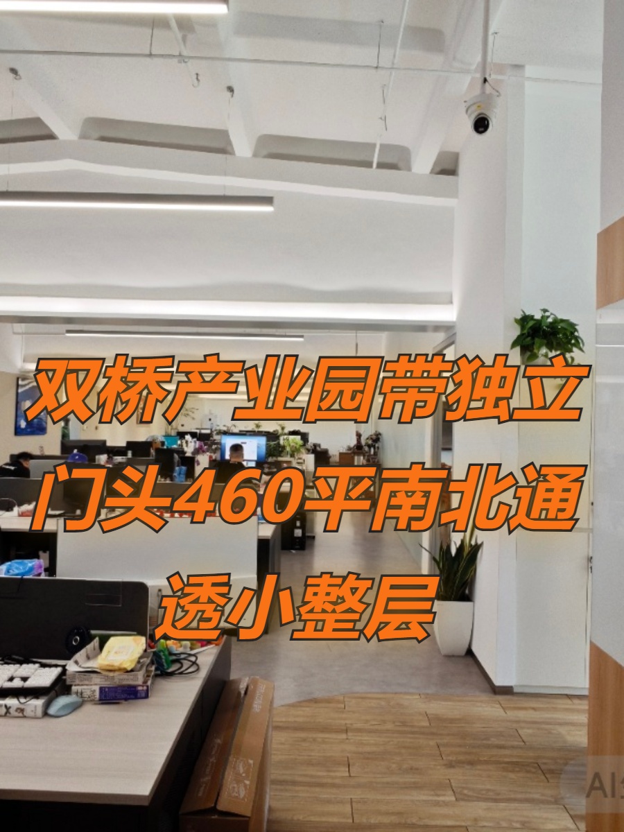 双桥产业园460平南北通透 新装修双地铁