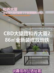 和乔大厦CBD现房286㎡新装修双地铁 - 缩略图 1