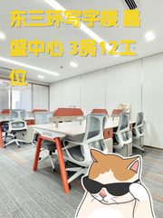 东三环写字楼 嘉盛中心 东向采光 - 缩略图 1