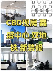 CBD现房 嘉盛中心 双地铁 新装修 - 缩略图 1