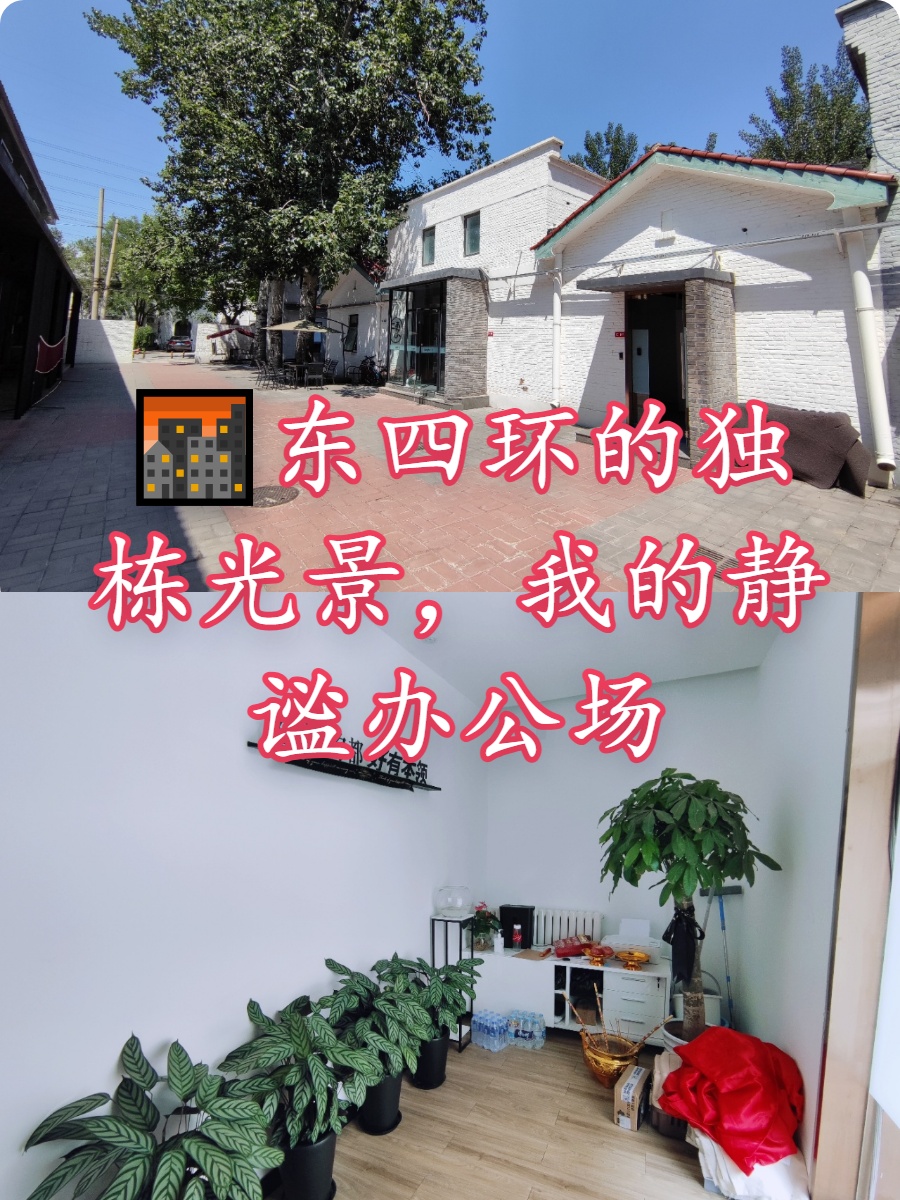 🌆东四环的独栋光景，我的静谧办公场