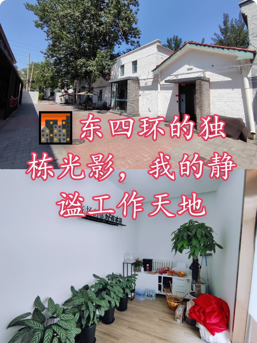 🌆东四环的独栋光影，我的静谧工作天地