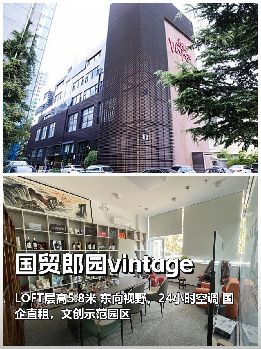 真房｜国贸郎园vintage |500+平｜7.7元｜CBD低密度办公