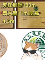 亦庄地标183m 双大堂11m 层高4.5m - 缩略图 1