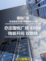 亦庄国锐广场 480㎡精装开间 双地铁 - 缩略图 1