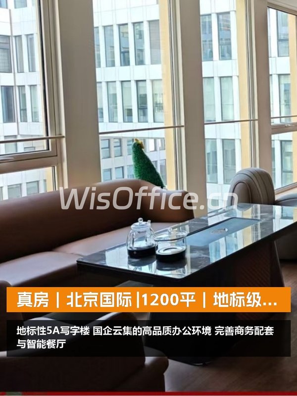 真房｜国际 |1200平｜地标级商务空间 - 首图