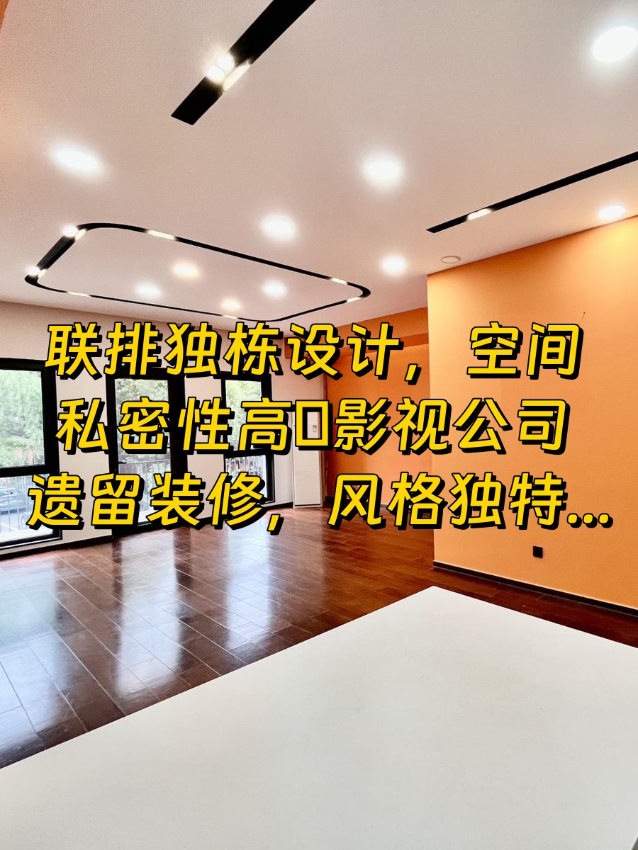 墨蜂智谷460平独栋 影视遗留装修 双层带露台