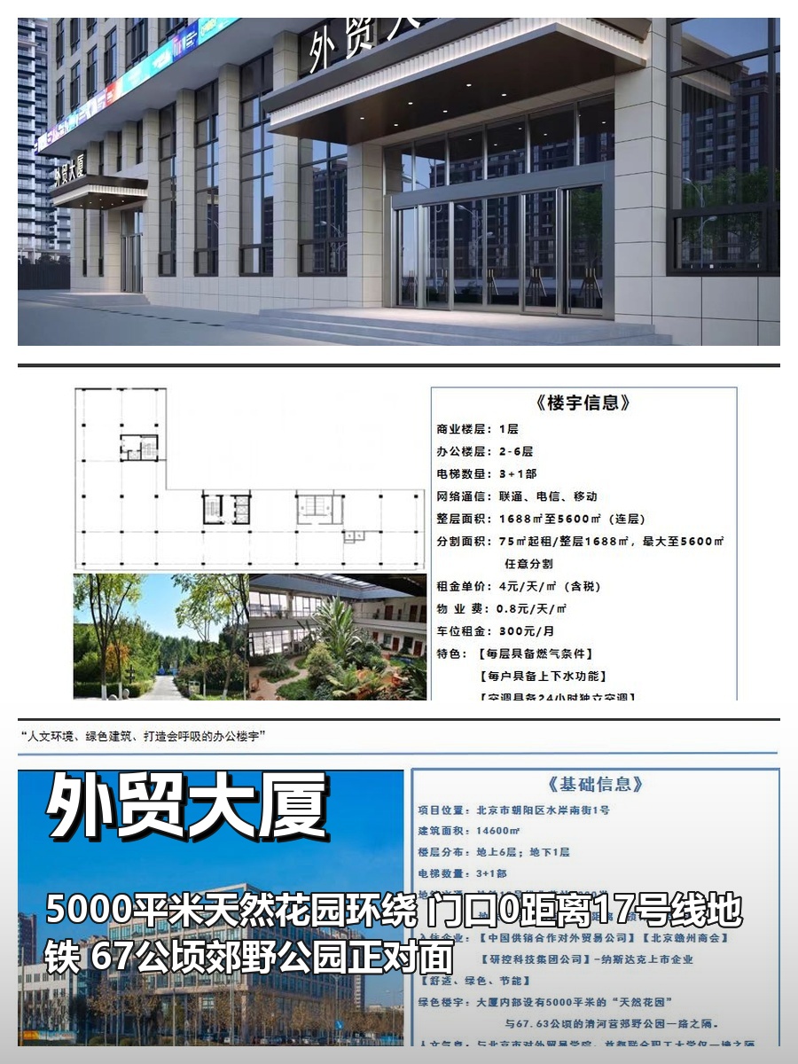 外贸大厦眼红！地铁口花园办公被疯抢