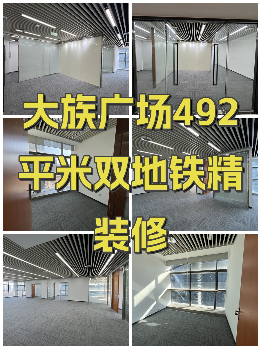大族广场492平米双地铁精装修