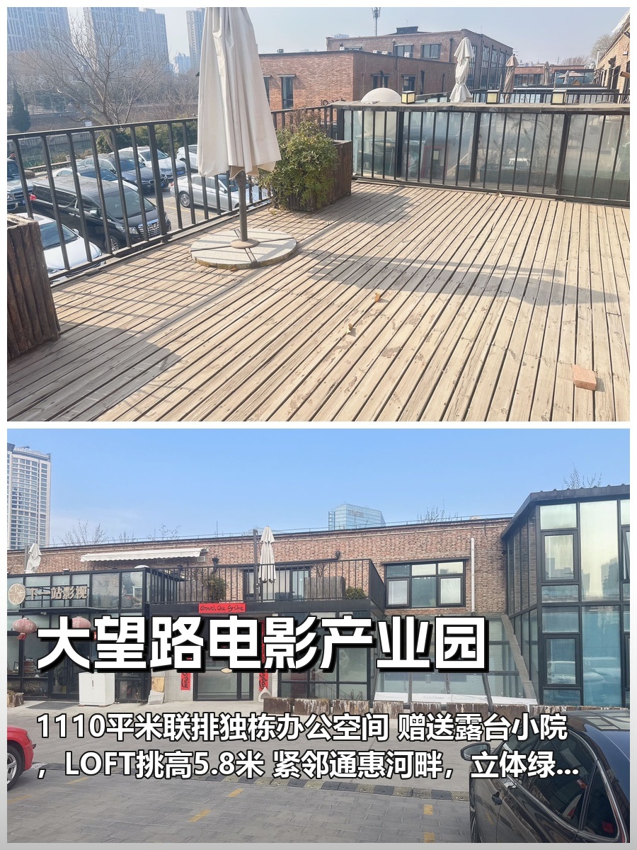 推荐大望路电影产业园1110平联排独栋