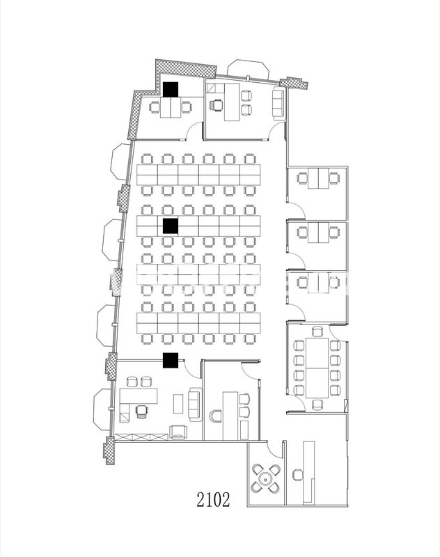 天阶大厦663平新装修双地铁 - 首图