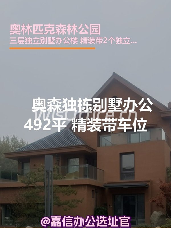 奥森独栋别墅492平 精装带车位 - 首图