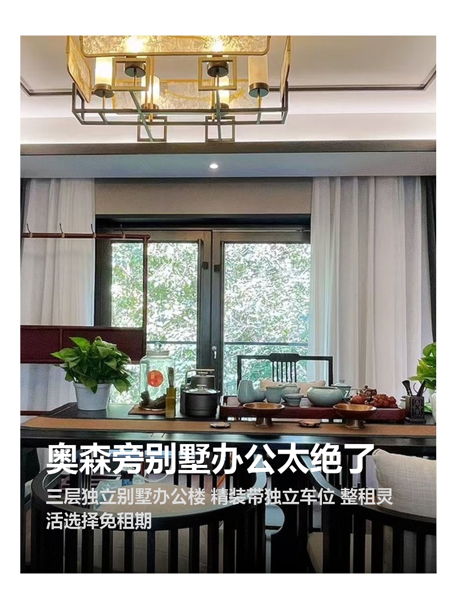 奥森旁别墅办公太绝了