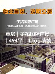 真房｜子拓国际广场｜494平｜4.5元｜这层高太香了 - 缩略图 1
