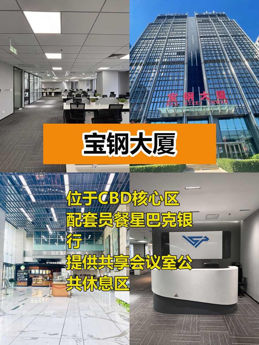 宝钢大厦1091平空间 多功能配套