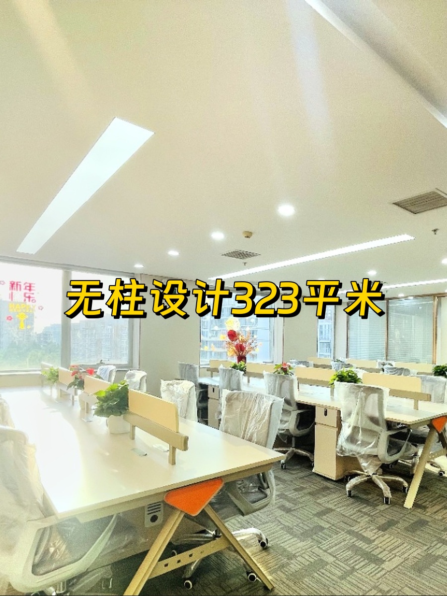 富力双子座323平 无柱设计 双井