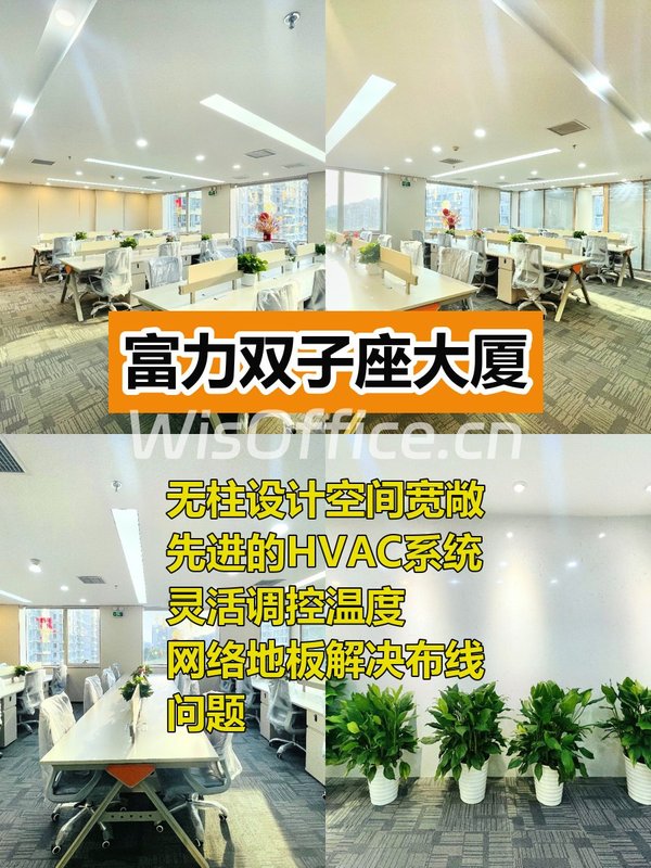 富力双子座 323平米通透空间 - 首图