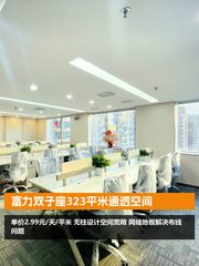 富力双子座323平米无柱空间 - 缩略图 1