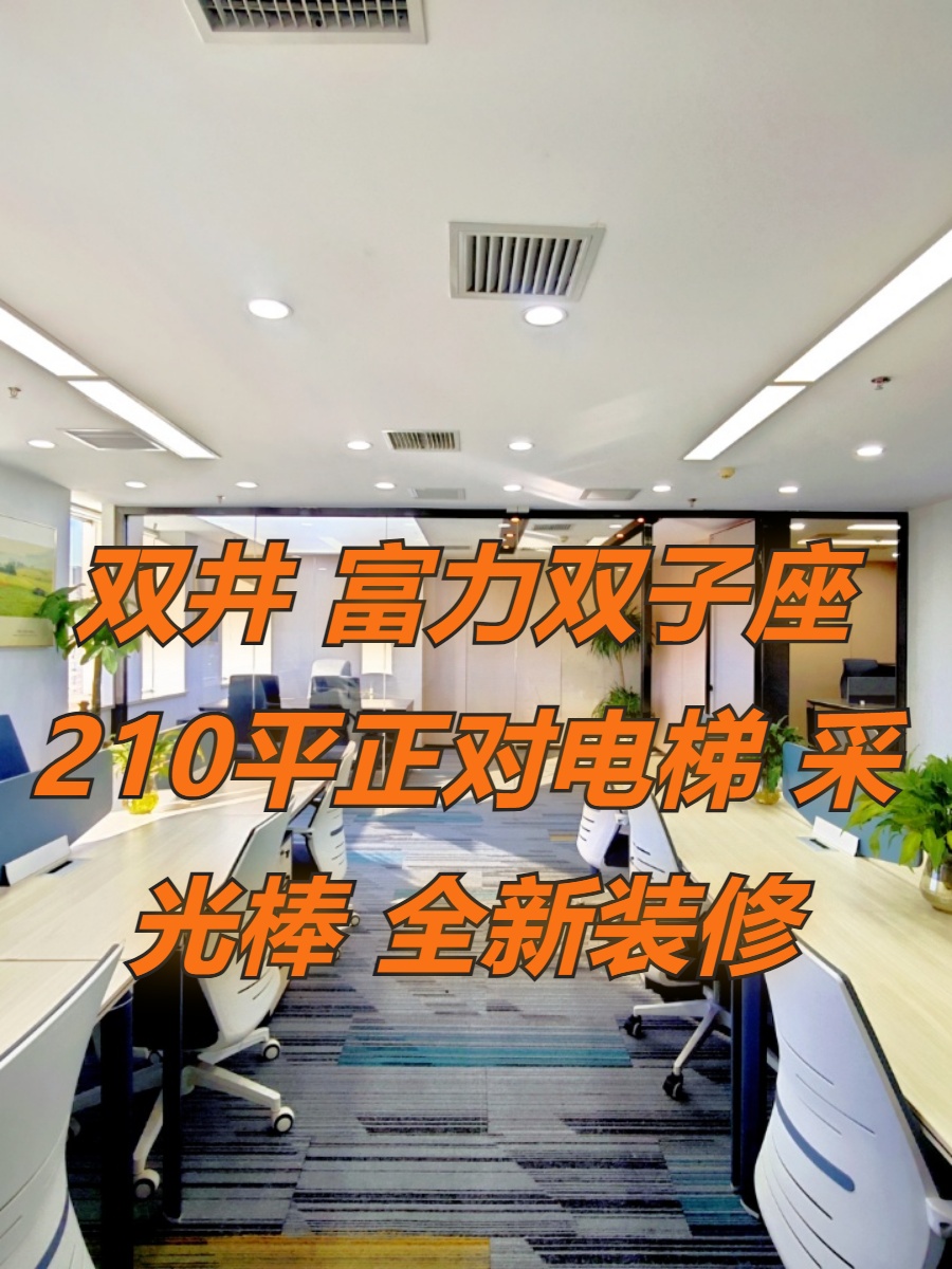 双井现房 富力双子座210平 全新装修