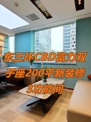 东三环CBD富力双子座200平新装修3功能间 - 缩略图 1