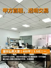 真房｜富华弘燕大厦｜480平｜3.9元｜一步到位不换地 - 缩略图 1