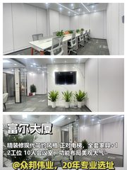 富尔大厦278平精装修正对电梯 - 缩略图 1