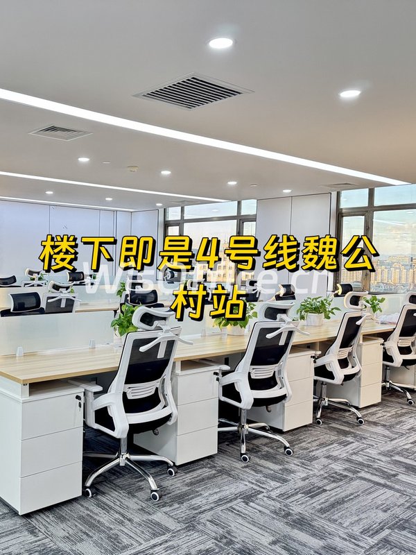 寰太大厦16层西北向工位 - 首图