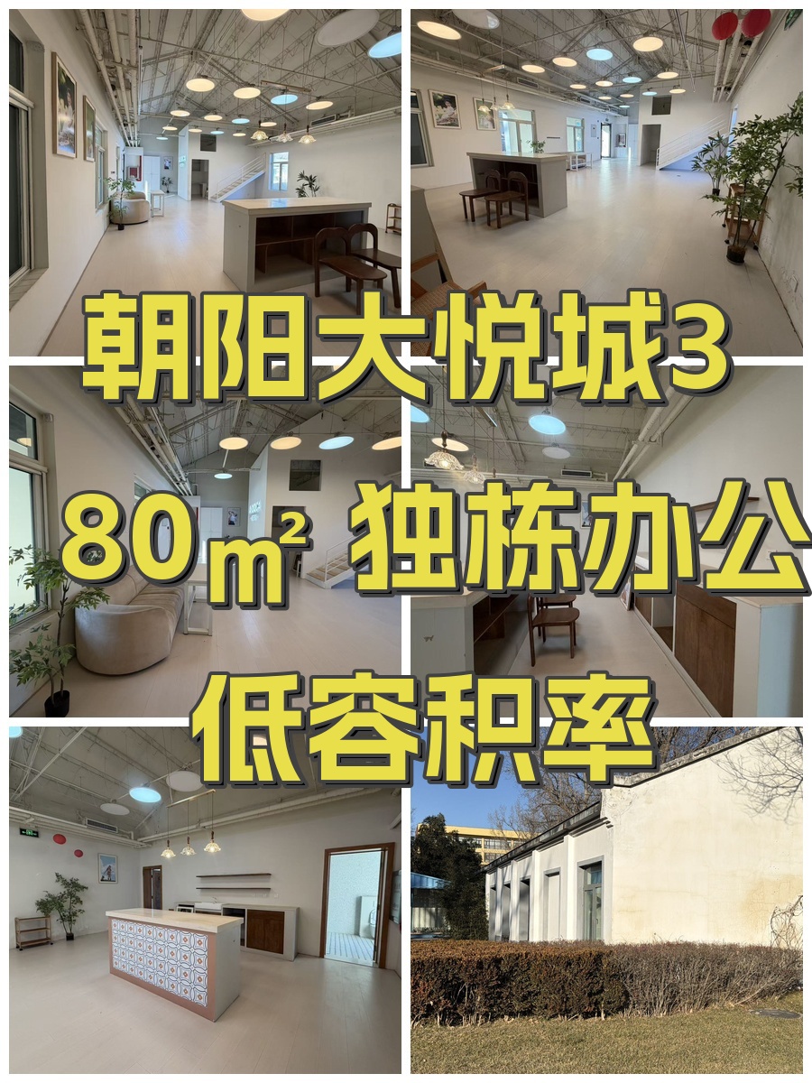 朝阳大悦城380㎡ 独栋办公 低容积率