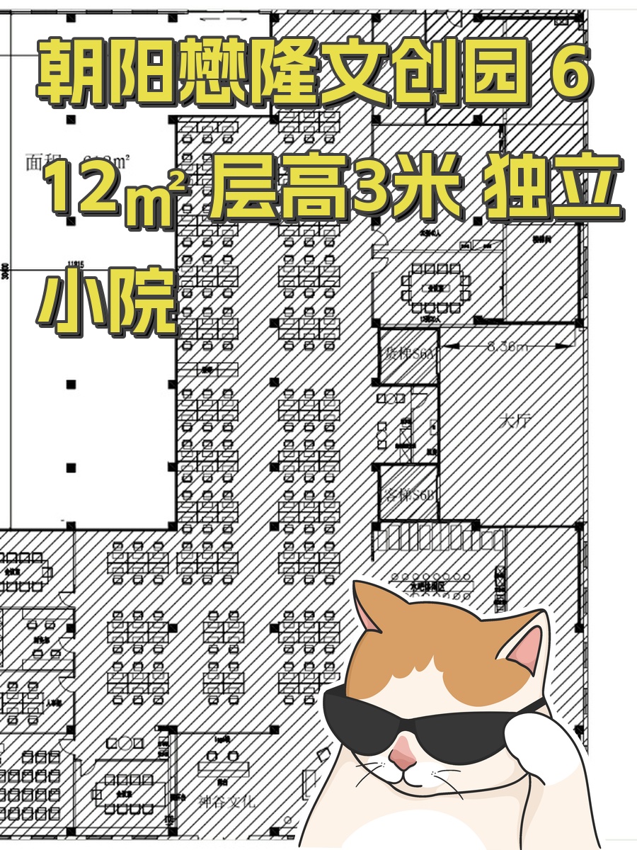 朝阳懋隆文创园 612㎡ 层高3米 独立小院