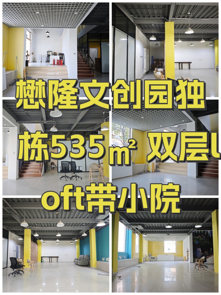 懋隆文创园独栋535㎡ 双层loft带小院